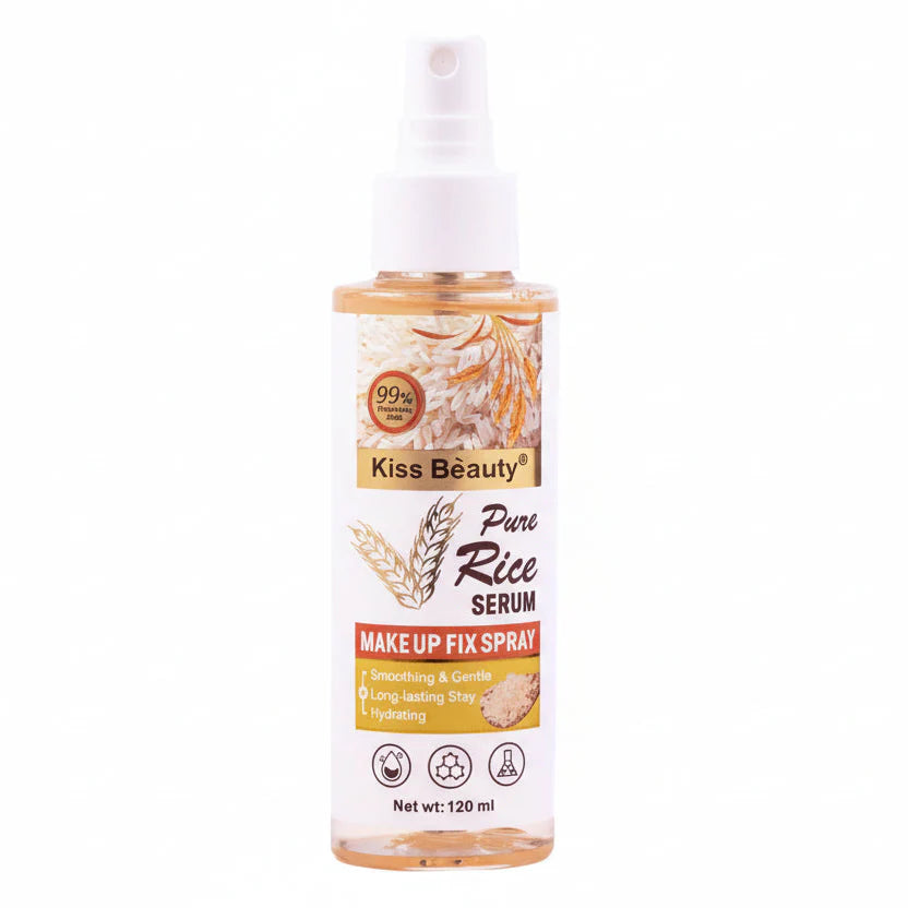Kiss Beauty Pure Rice Serum Make Up Fix Spray - 120ml