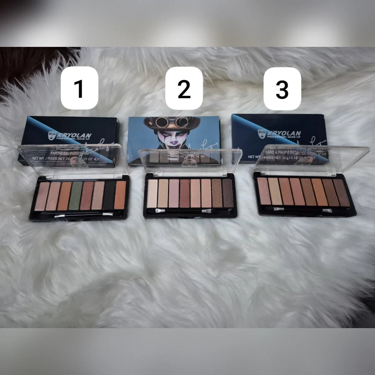 Kryolan 8 Colors Eyeshadow Palette