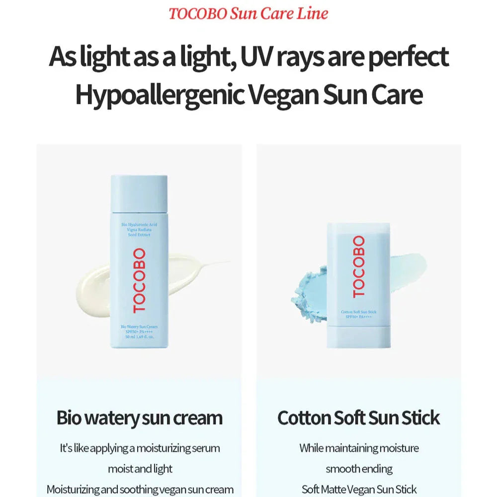 Tocobo Bio Watery Sun Cream SPF50+ 50ml - MADE IN KOREAN