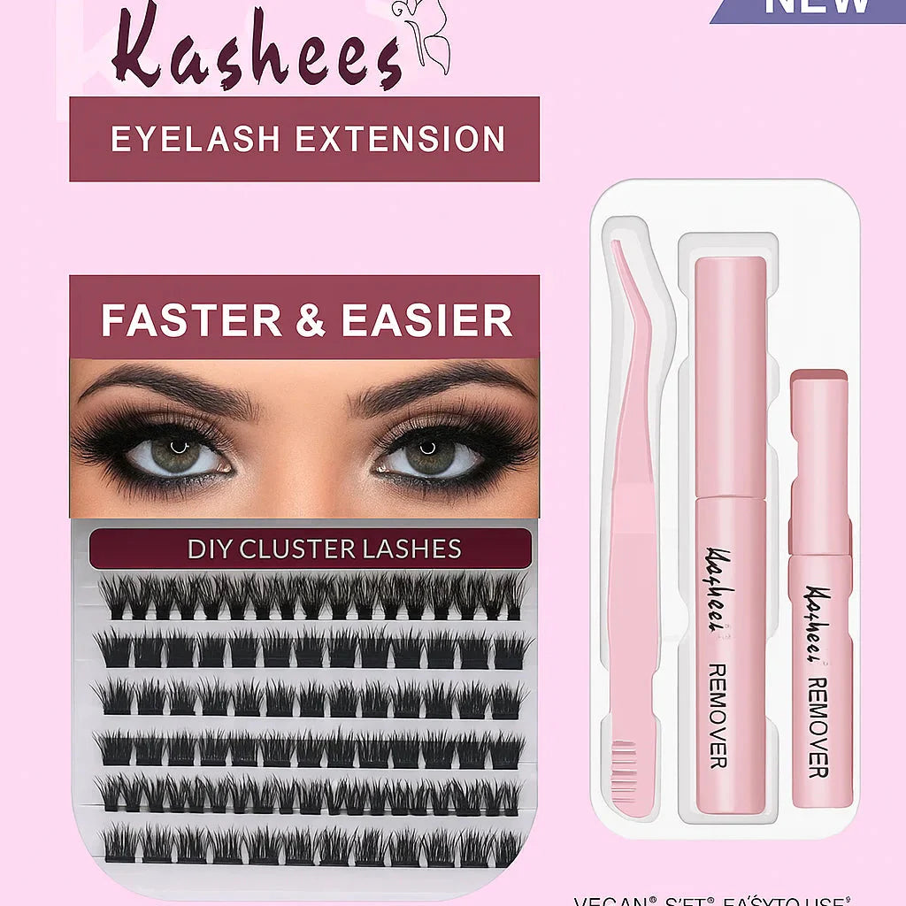Kashee's permanent Eyelash  Extension Set