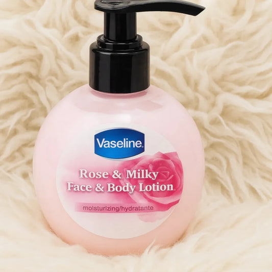 Vaseline Rose & Milky Face & Body Lotion | Premium Skincare & Beauty Products in Pakistan