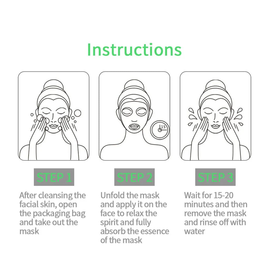 BIOAQUA Green Tea Moisturizing Face Sheet Mask | Premium Skincare & Beauty Products in Pakistan