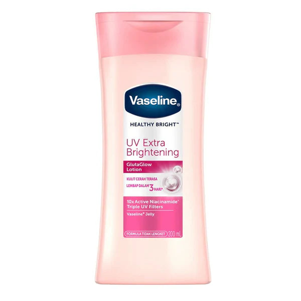 Vaseline Healthy Bright UV Extra Brightening Gluta Glow Lotion - 200ml | Premium Skincare & Beauty Products in Pakistan