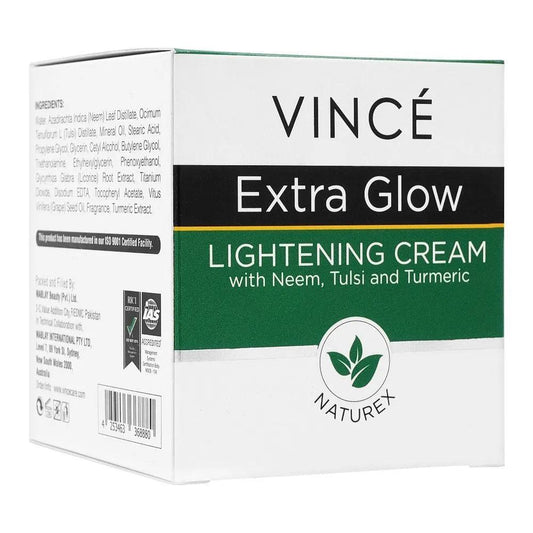 Vince Extra Glow Lightening Cream - 40g | Premium Skincare & Beauty Products in Pakistan