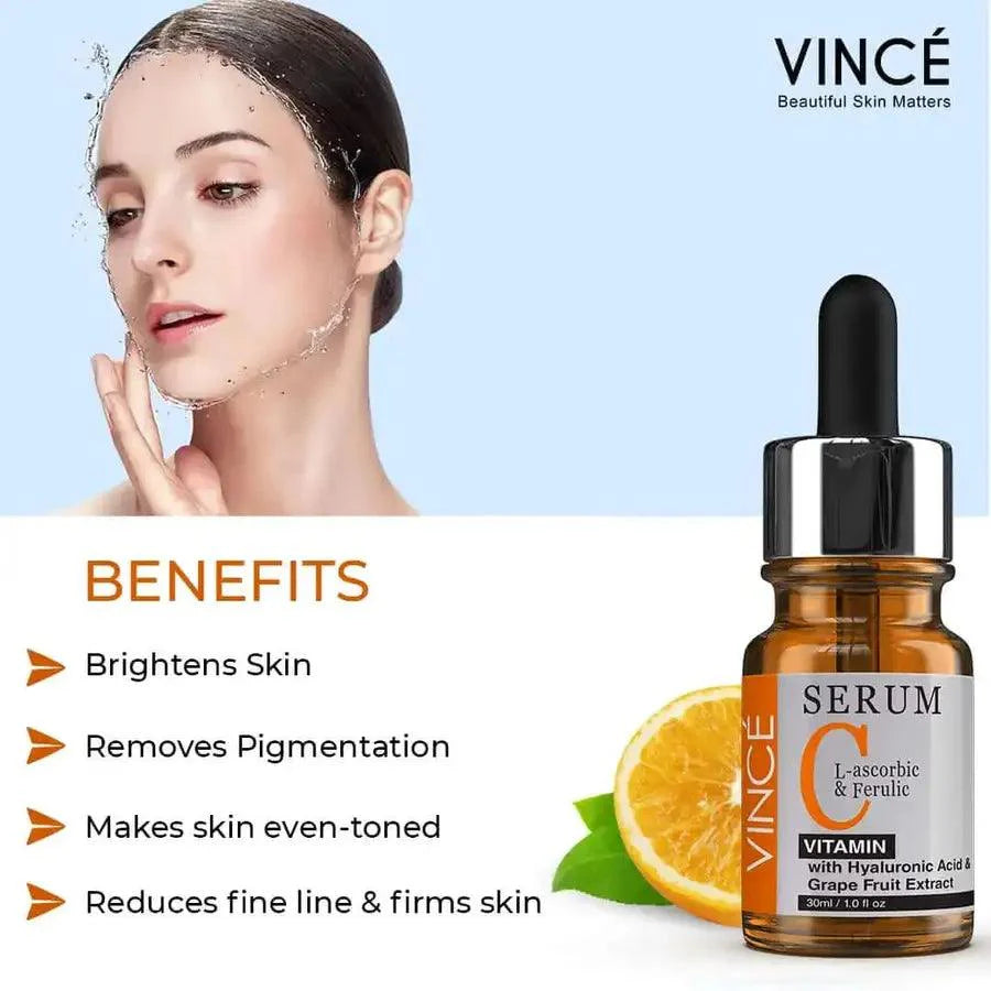 Vince Vitamin C Serum - 30ml | Premium Skincare & Beauty Products in Pakistan