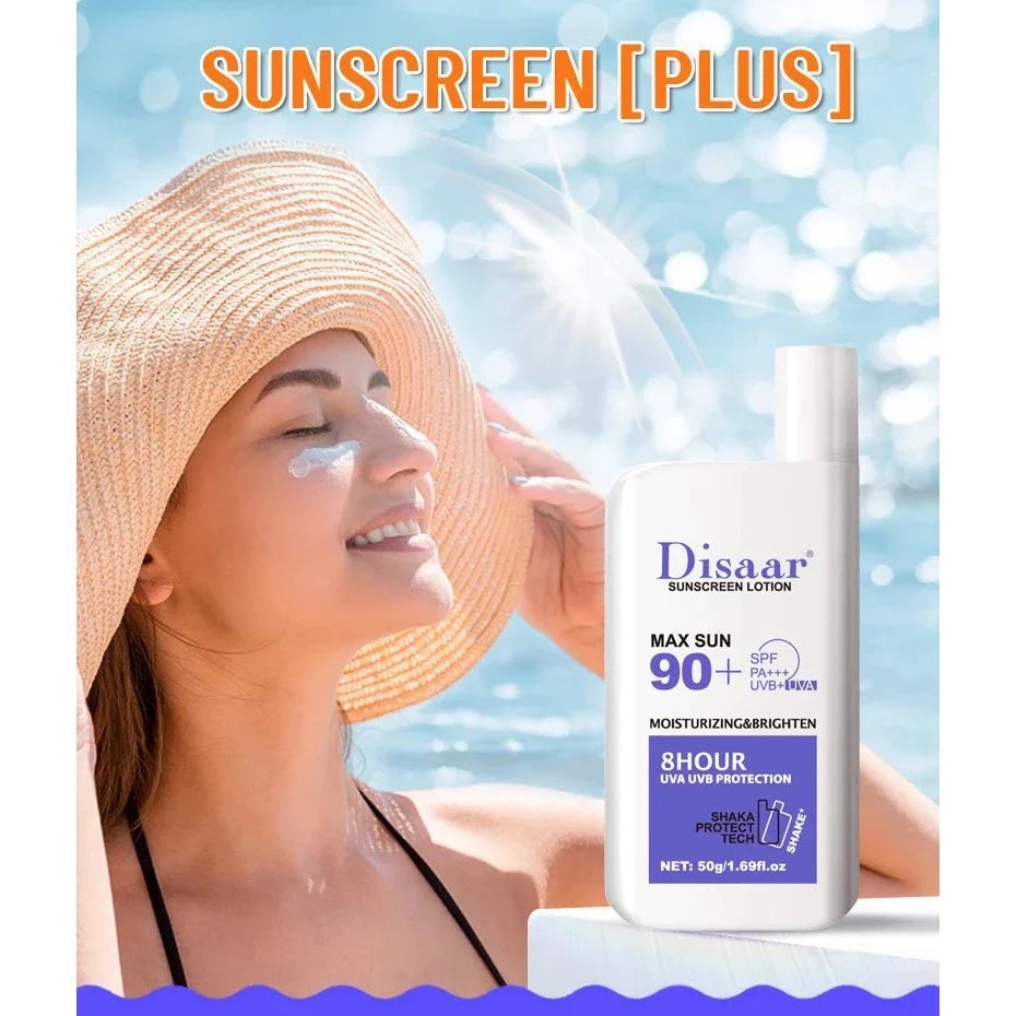 Disaar Whitening Sunblock SPF 90 – Skin Protective Sunscreen Lotion - 50g | Premium Skincare & Beauty Products in Pakistan