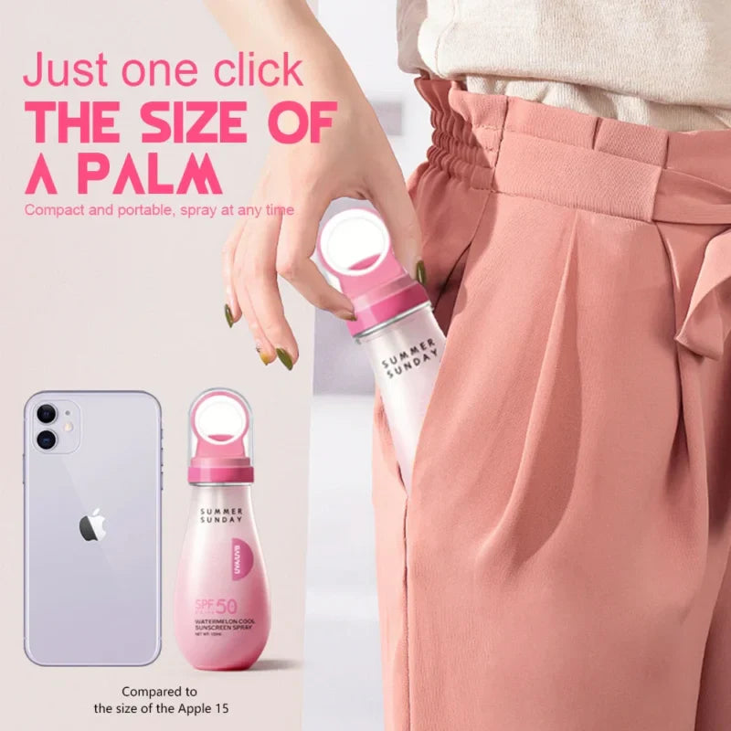 Page vine Watermelon Sunscreen Spray SPF50 PA+++ Waterproof & Sweatproof - 100ml