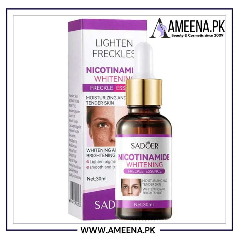 Sadoer Niacinamide Whitening Freckles Serum 30ml | Premium Skincare & Beauty Products in Pakistan