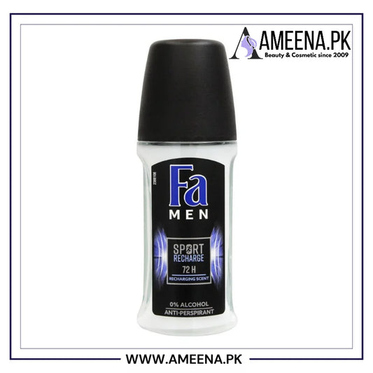 Fa Men 72H Sport Recharge Recharging Scent Roll-On Deodorant, For Men - 50ml