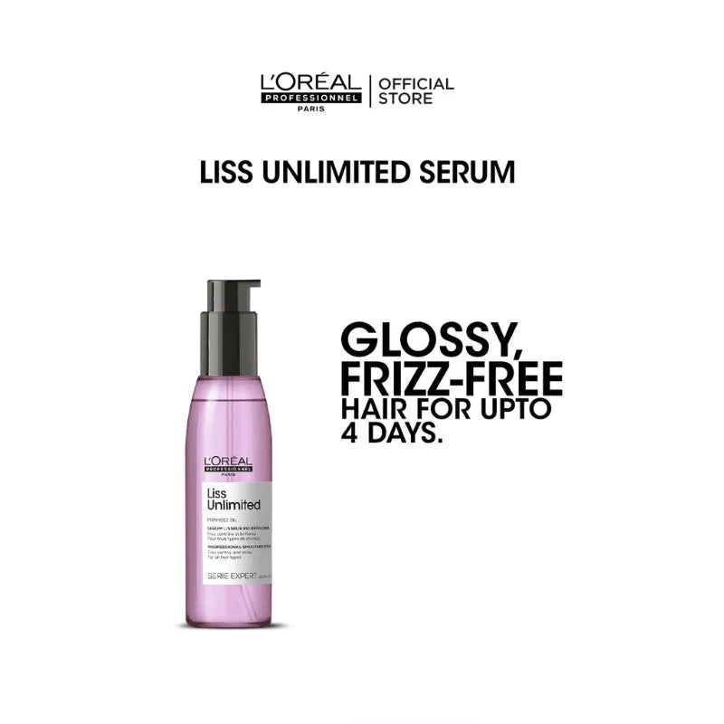 Loreal Professionnel Liss Unlimited Blow Dry Hair Oil - 125ml